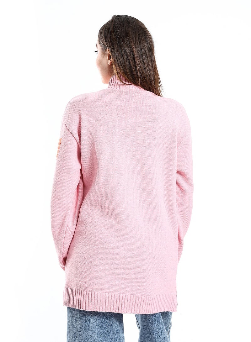 Caesar Wool women Pullover With Multi Design - Image 4