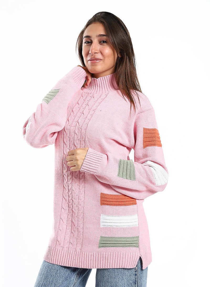 Caesar Wool women Pullover With Multi Design - Image 2