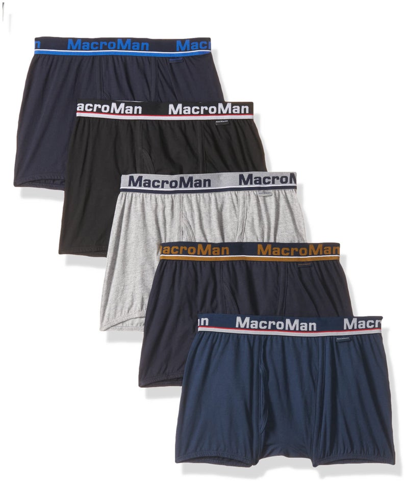 MacroMan Men's Cotton Trunks (Pack of 5) (RVBMMRTPLDP500TRUE_80 Cm and Print May Vary_80 CM) - Image 1