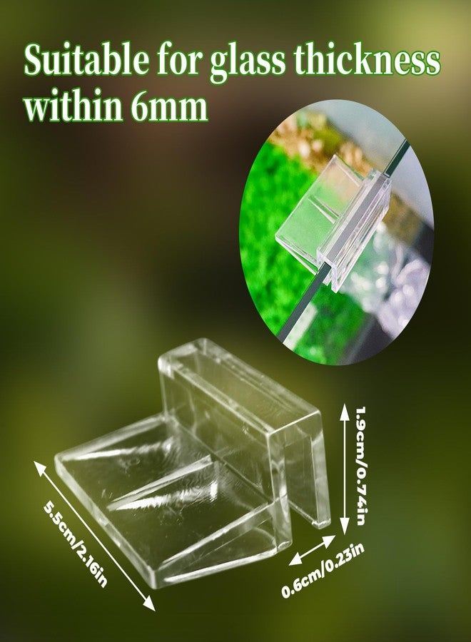 MHLLGN 8 Pack Transparent Acrylic Tank Lid with Clips, Aquarium Lid Hood, Fish Tank Top Cover, Breeder Tank Lid, Acrylic Grid Panel Fish Tank Lid, Aquarium Cover Lid - Image 3