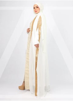 Zmurud chiffon Bisht - Embroidery Ribbon  - Image 2