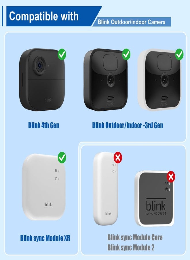 Aaeytby All-New Blink Outdoor Camera Surveillance Mount, 5 Pack Weatherproof Protective Housing and 360 Degree Adjustable Mount for Blink Outdoor 4th & 3rd Gen Cam - Image 3