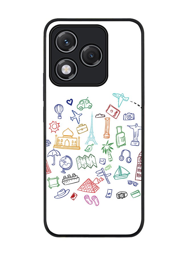 For Honor 400 Lite Case,Slim fit Camera Protection, Shockproof Thin Phone cover  - Traveler