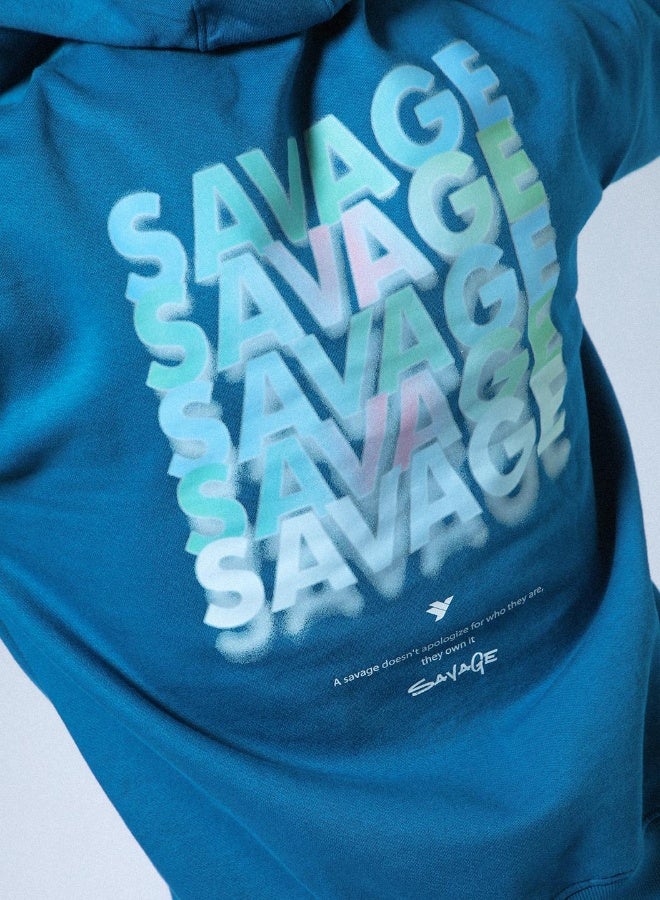 Hubberholme Blue Sweatshirt For Men - Image 4