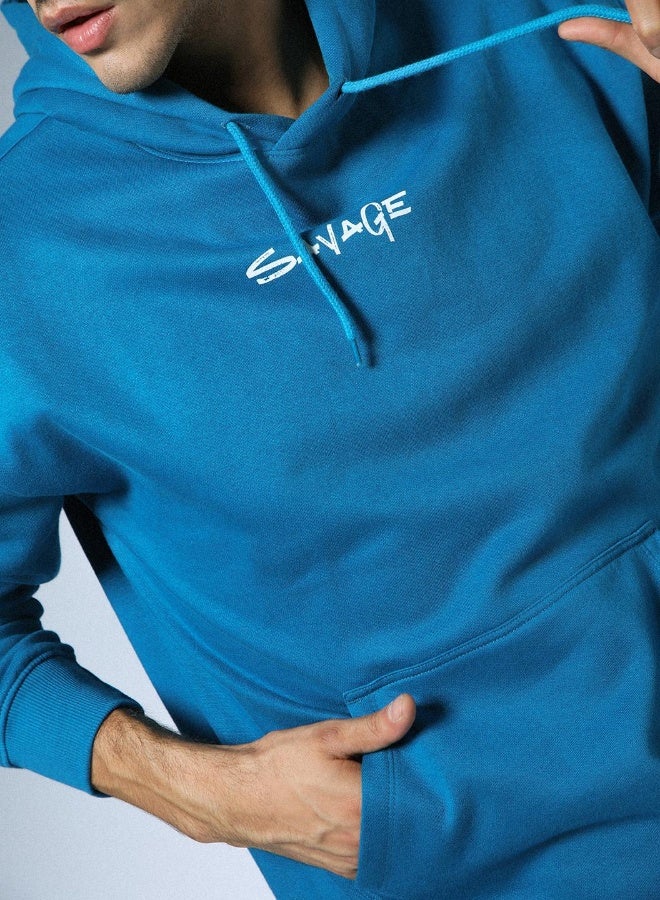 Hubberholme Blue Sweatshirt For Men - Image 3