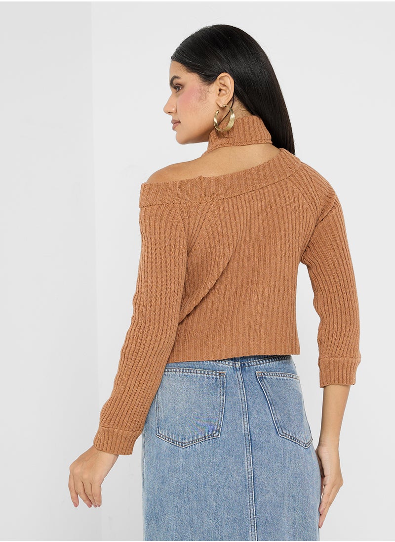 ELLA Cold Shoulder Jumper  - Image 2