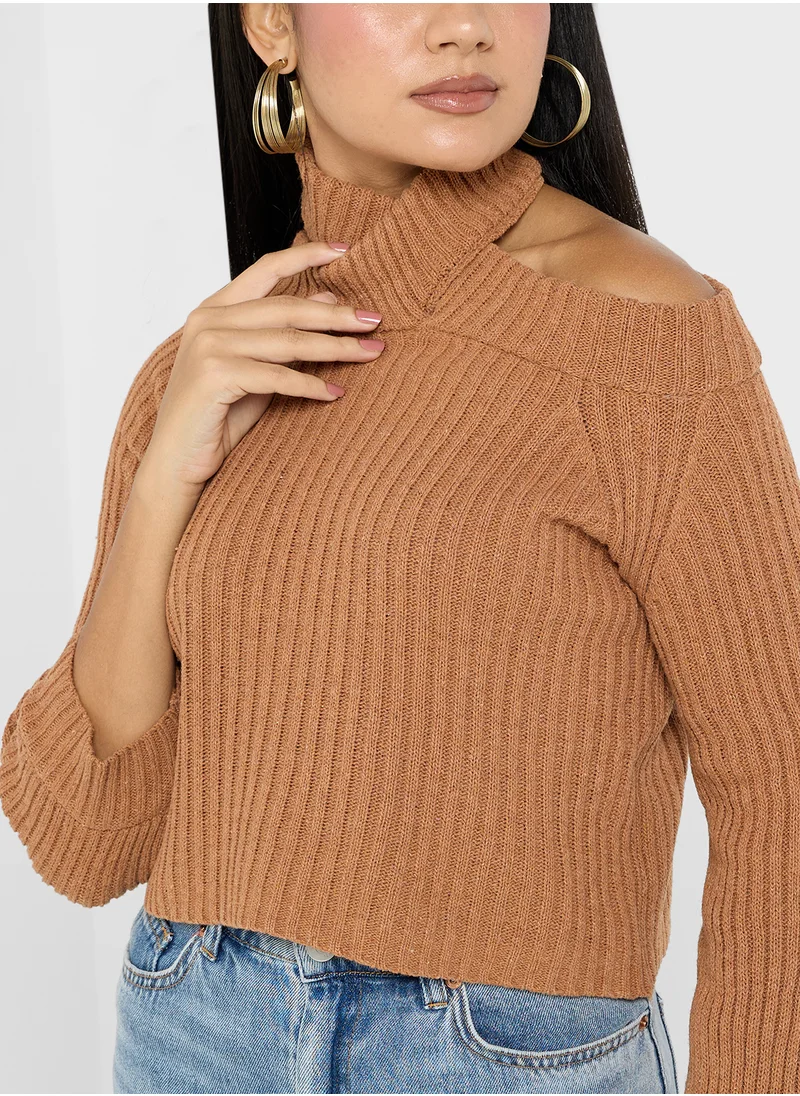 ELLA Cold Shoulder Jumper