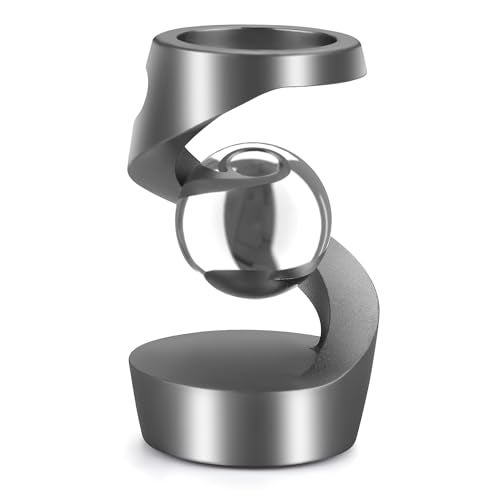 DOLASEV Kinetic Desk Toys Kinetic Spinning Desk Toy Desk Fidgets for Adults for Office Fidget Toys for Kids Anxiety ADHD Grey - Image 1