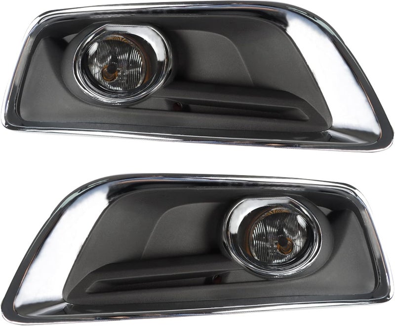 Silscvtt 2Pcs Fog Lights Assembly Replacement for 2013-2015 Chevy Malibu with Bulbs, Bezels, and Harness Switch Kit - Image 4