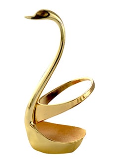 Generic Swan Tableware Spoon Fork Holder Gold 17x6x8centimeter  - Image 1