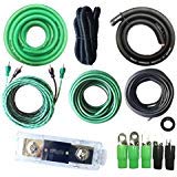 SoundBox 0 Gauge Amp Kit Complete AWG Amplifier Install Wiring Cables 9500W