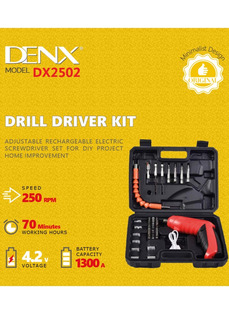 Denx DENX DRIL DRIVER KIT | DX2502  - Image 3