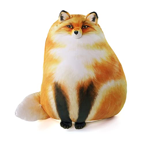 Sew Butiful Fox Stuffed Animal, 14" Fox Plush Pillow, Cute Plushies, Throw Pillow Doll Big Plush Toys Birthday Gift for Girls Boys Girlfriend Kids - Image 1