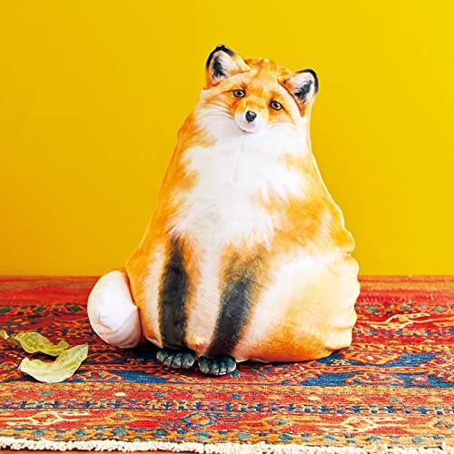 Sew Butiful Fox Stuffed Animal, 14" Fox Plush Pillow, Cute Plushies, Throw Pillow Doll Big Plush Toys Birthday Gift for Girls Boys Girlfriend Kids - Image 5