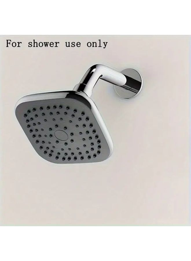 Fixed Showerhead Square Top Shower for Bath or Bathtub Wall Mounted 16 Spray Modes 11 Festival Settings Suitable for 10 People Easy Installation Silvery - Image 4