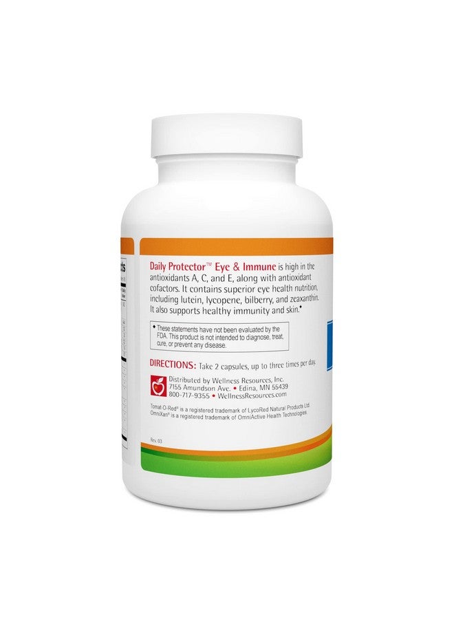Wellness Resources Daily Protector Eye & Immune Lutein Lycopene Zeaxanthin Cryptoxanthin Bilberry And More For Eye Immune And Skin Health - Image 4