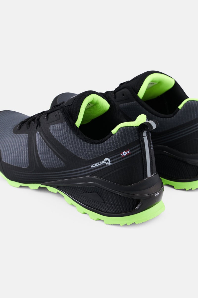 Nordland Men Lace Up Outdoor Shoes, Black - Image 2