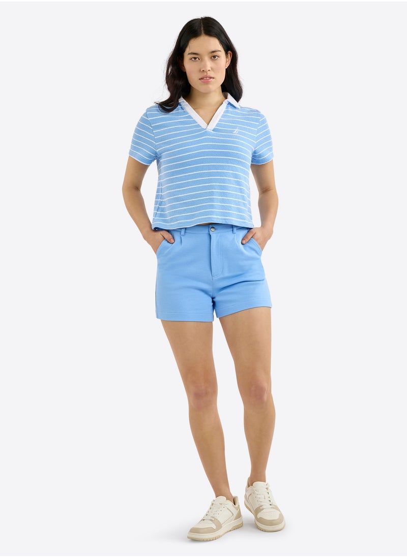 NAUTICA Striped Regular Fit Premium Cotton Polo Shirt  - Image 3