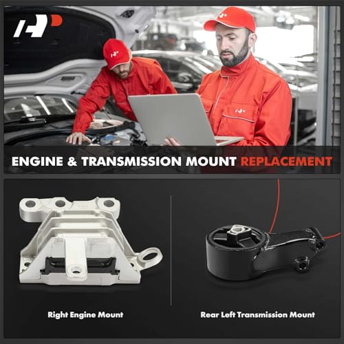 A-Premium 2PCS Engine Motor Mount and Transmission Mount Set Compatible with Chevrolet Impala 2014-2020 & Buick LaCrosse 2010-2016, Allure 2010 & Cadillac XTS 2013-2019, Automatic Transmission - Image 2