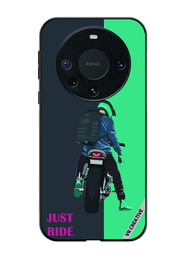 VR CREATIVE Protective Case Cover For Huawei Mate 60 Pro Just Ride Design Multicolour - Image 1