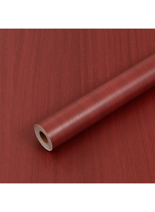 Anna 45cm x 10m Waterproof, Moisture-Proof, and Oil-Proof Faux Wood Grain Self-Adhesive Wallpaper for Home Renovation  - Image 1