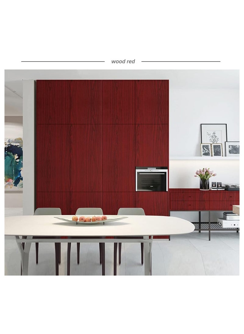 Anna 45cm x 10m Waterproof, Moisture-Proof, and Oil-Proof Faux Wood Grain Self-Adhesive Wallpaper for Home Renovation  - Image 5