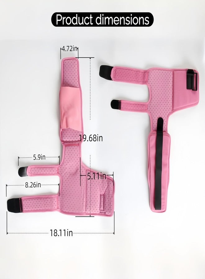 CQSMY Plantar Fasciitis Night Splint for Women & Men, Adjustable Single Pull Strap Dorsiflexion Brace for Plantar Fasciitis Relief, Foot Drop, Achilles Tendonitis & Heel Pain (1PC,Pink) - Image 4