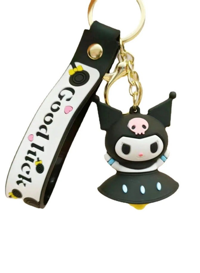 Kawaii Distinctive cartoon keychain distinctive accessory high-quality anime keychain with Cinnamoroll My Melody Kirumi design that fits with car keys wallet and bag wonderful and beautiful gift  - Image 3