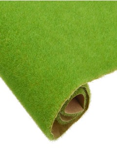 MECCANIXITY MECCANIXITY Artificial Model Grass Mat 2pcs 3" x 10" Light Green Realistic Fake Turf for Garden Lawn Decoration Model  - Image 4