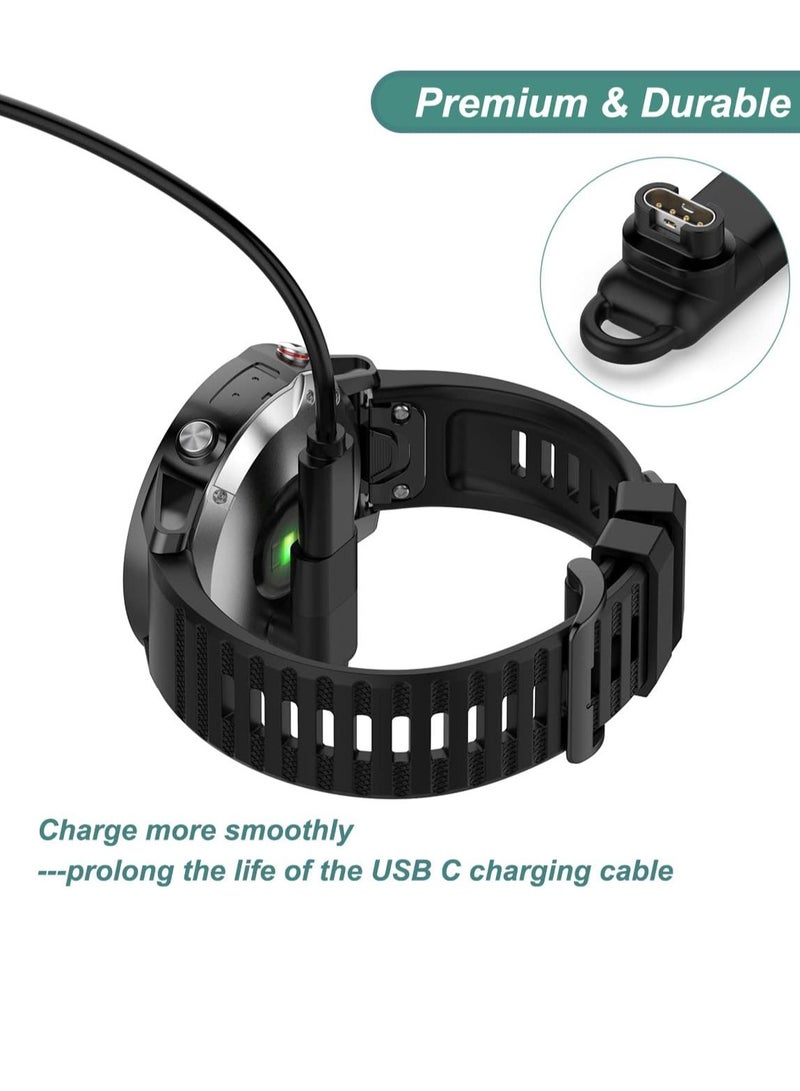 erorex Watch Charger USB C Adapter Charging Cable Converter for Garmin Fenix 7X 7S 7 Approach S10 S40 S42 S62  - Image 4