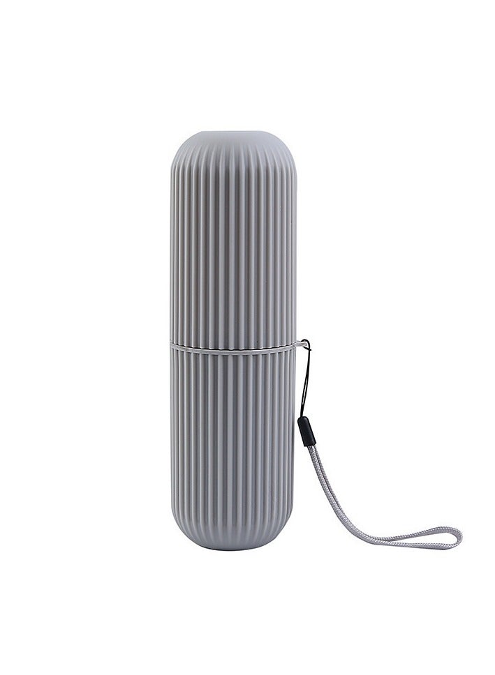 Loquat Portable Travel Toothbrush Case  Toothpaste Holder Toothbrush Caps Cover Simple Travel Toothbrush Box Portable Mouthwash Toothbrush Toothpaste Storage For Business Trips  Camping  Hiking - Image 1