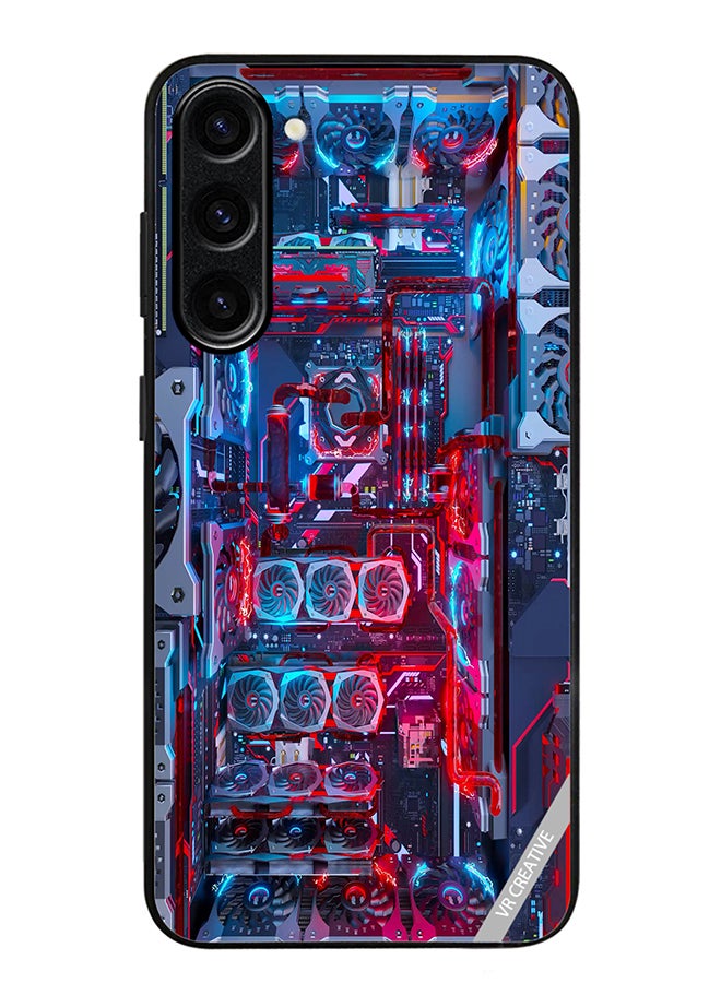 VR CREATIVE Protective Case Cover For Samsung Galaxy S24 Cpu Board Design Multicolour - Image 1