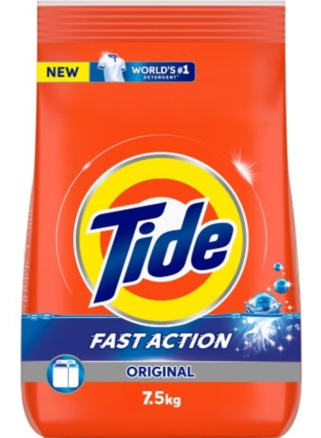 Tide Fast Action Laundry Detergent Powder 7.5kg