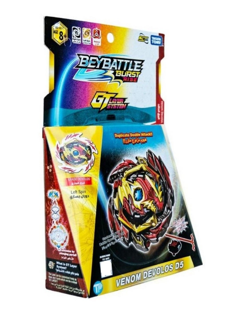 BEYBATTLE BURST - S4 Starter Venom Devolos D5 - Image 1