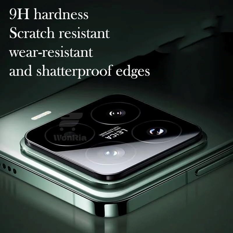 WonReza ® [1+1 زجاج مقسى لهاتف Xiaomi Mi 15 5G مع واقي عدسة الكاميرا 3D واقي شاشة حواف إلى حواف - (عبوة من 2) - Image 2