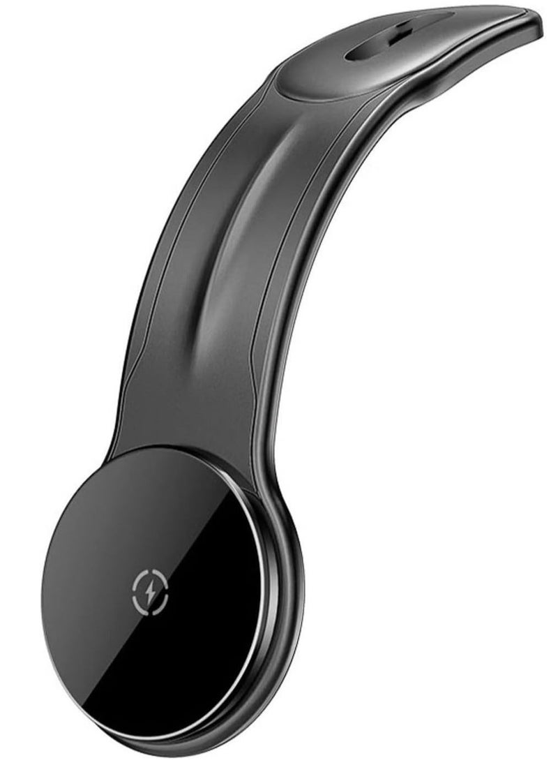 ELTRAZONE D21 Fast Wireless Charger Magnetic Car Holder | 15W Wireless Charging for iPhone & Android | Auto-Aligning Magnetic Mount | Qi-Certified | Dashboard & Vent Mount (Black) - Image 1