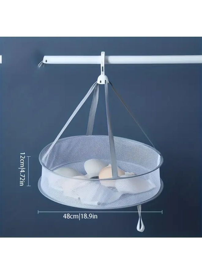 Foldable Multi Functional Drying Rack Small Double Layer Portable Space Saving Laundry - Image 5