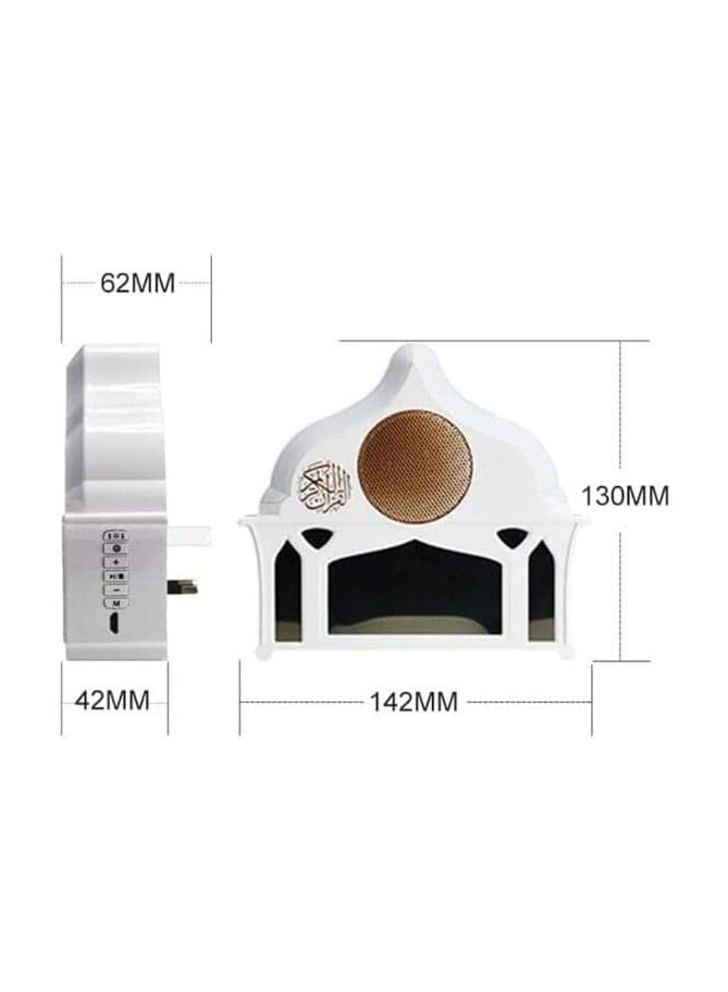 كروني Sq-912 Led Clock Quran Speaker Wall Light - Image 5