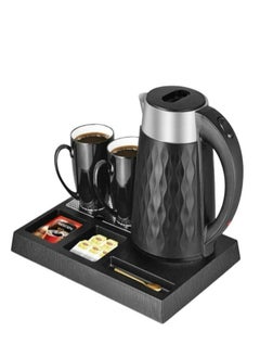 Generic Hotel Kettle 1800ML 1500W With 2 Cups 