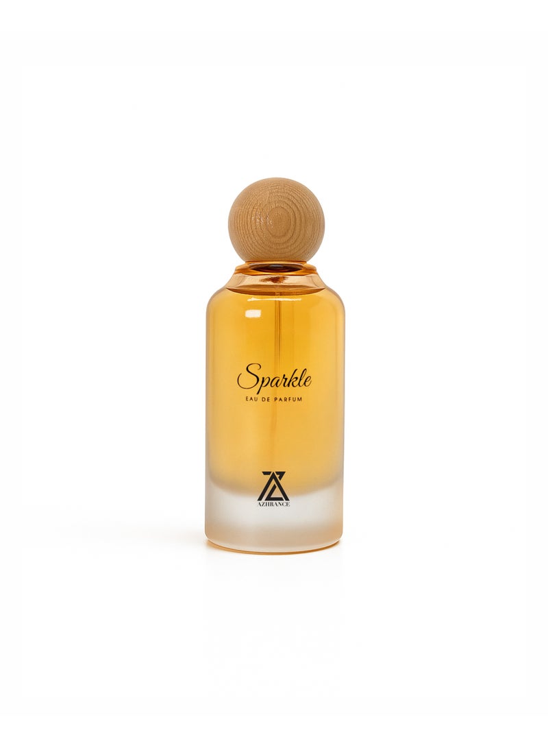 Azhrance Sparkle Eau de Parfum 100ml | Floral Honey, Floral Gourmand | Blood Orange Mandarin | Honey Gardenia Jasmine Orange Blossom | Beeswax Caramel Patchouli Licorice.