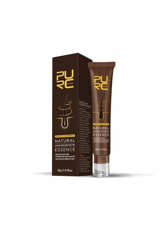 PURC Hair Growth Serum, Hair Regrowth Serum for Hair Treatment, Bald, Thin Hair, Anti Hair Loss, Self Scalp Massager Repairs Follicles Stronger Hair For Men & Women Scalp Health - Image 2