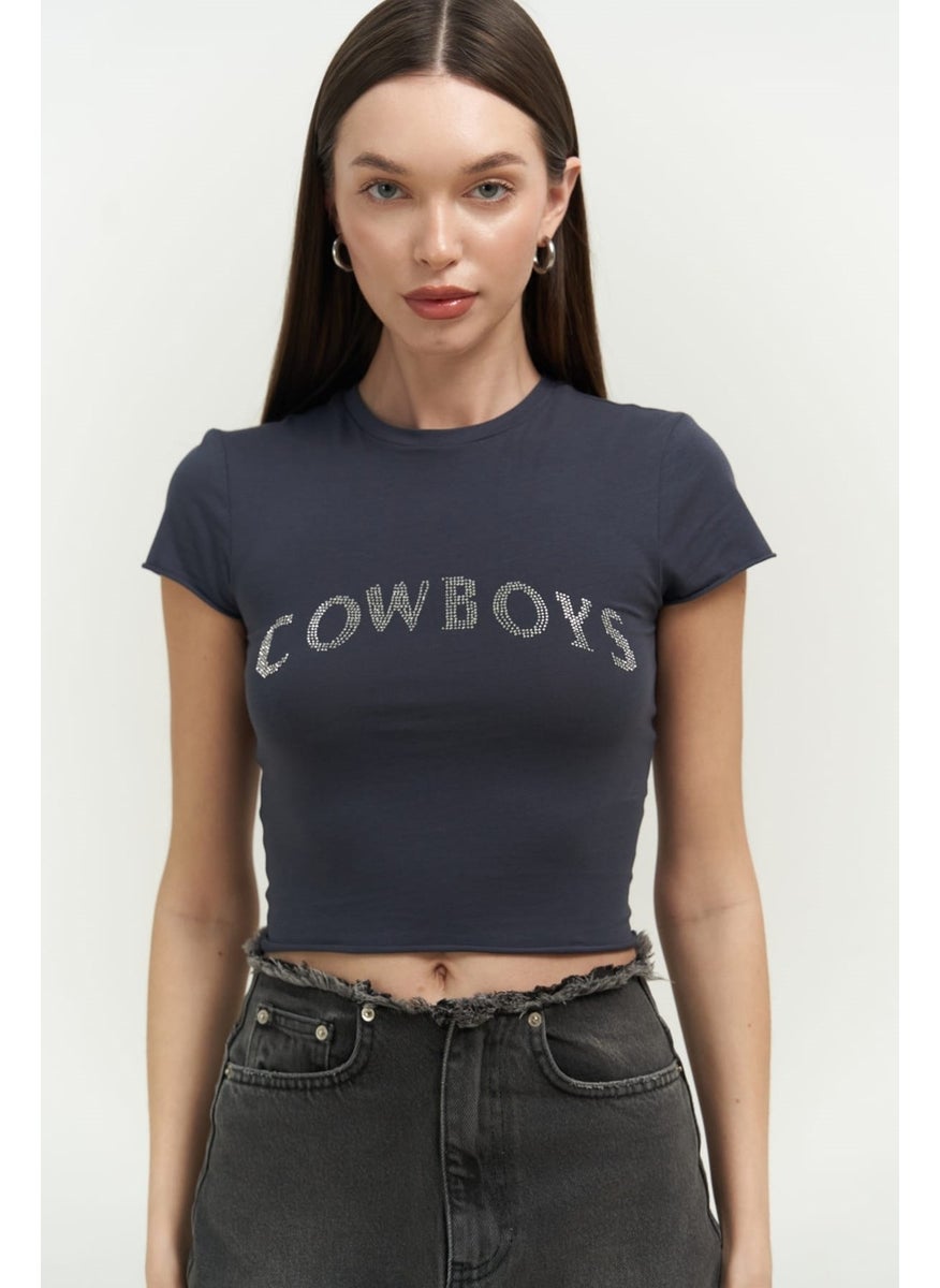 Collection Cowboys Anthracite Combed Cotton Crop - pzsku/ZB2669745828453A0323AZ/45/_/1741093339/08579cb3-d927-4ddb-9309-461215e6f2d3