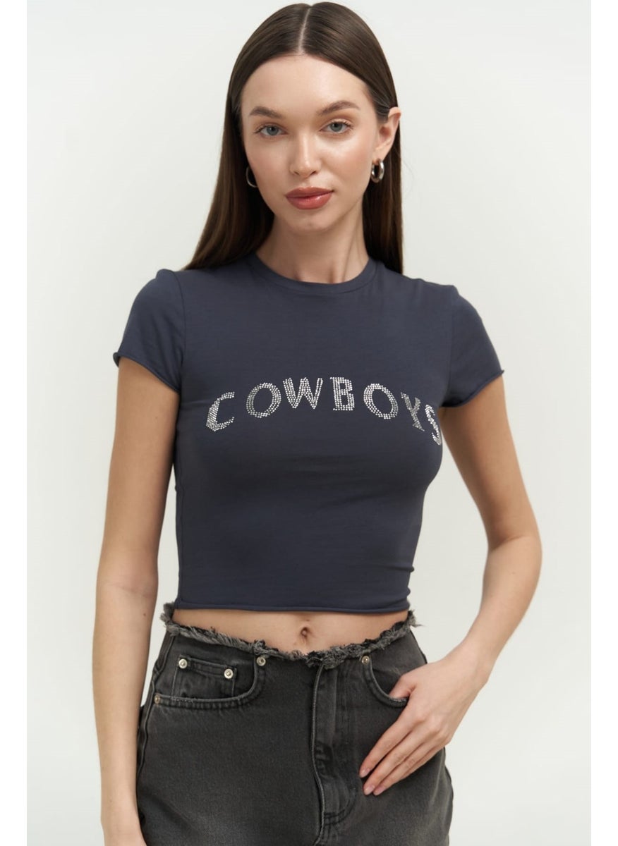 Collection Cowboys Anthracite Combed Cotton Crop - pzsku/ZB2669745828453A0323AZ/45/_/1741093345/49a30223-db12-491f-8839-cedb1f4442fc