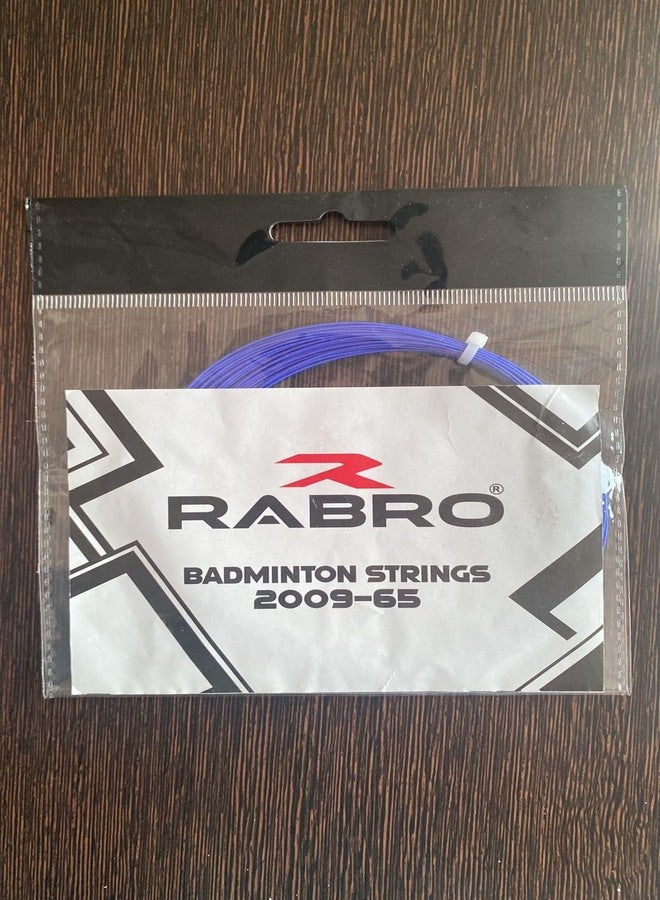 Rabro Badminton Bat Rackets String Nylon 0.70 mm (Blue) - Image 1