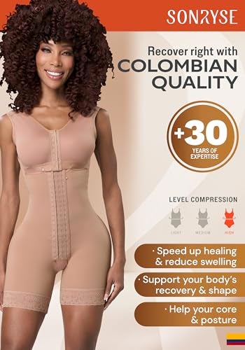 Sonryse PP-086 Fajas Colombianas Reductoras y Moldeadoras Postpartum Girdle Tummy Control Shapewear Mocha Medium - Image 2