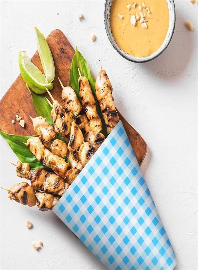 240 ورقة شمعية للأغذية 30*30 سم ورقة شمعية جافة مربعة لتغليف السندويشات، بطانات سلال الطعام، تغليف الطعام - Image 4