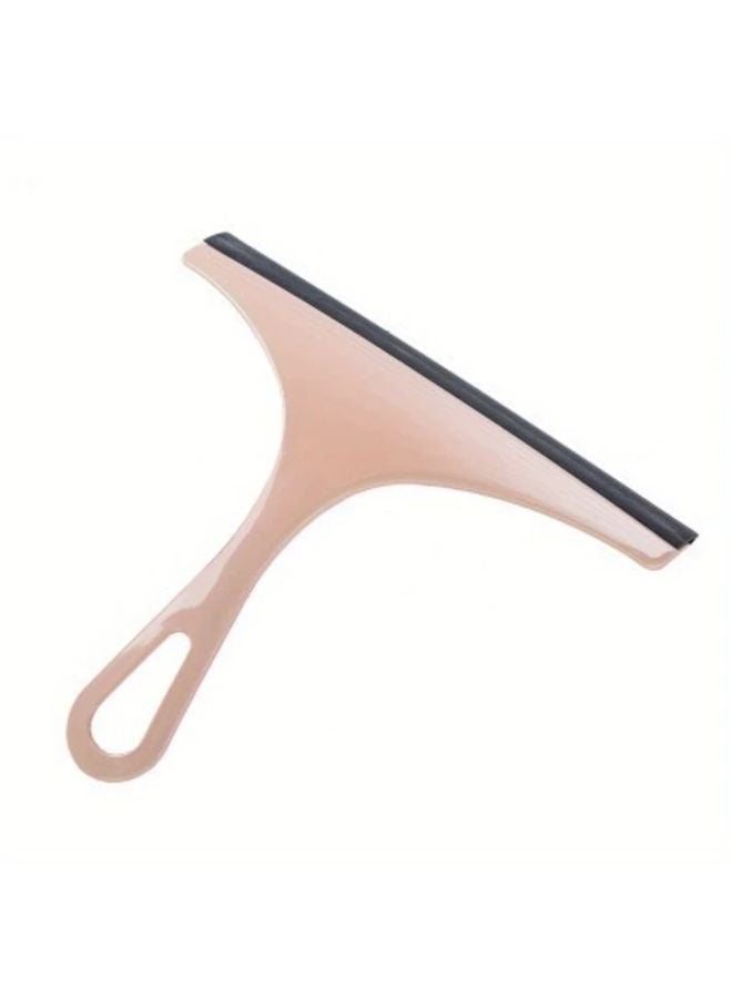 مكشطة زجاج وردية ثقيلة للتنظيف، ممسحة زجاجية بتغطية مساحة كبيرة للاستحمام - Image 1