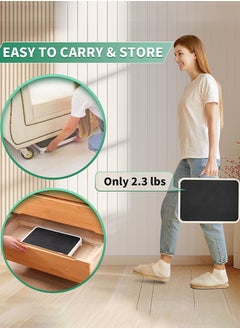 Garlo Folding Step Stool, Height-Adjustable Step Stool with Non-Slip Platform, Step Ladder for Adults or Kids in Kitchen, Home, 150KG Capacity  - Image 4