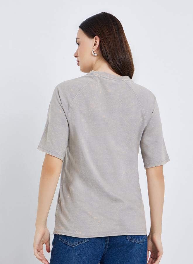 ستايلي تيشيرت قطني 100% مغسول بقصة طويلة - Image 5