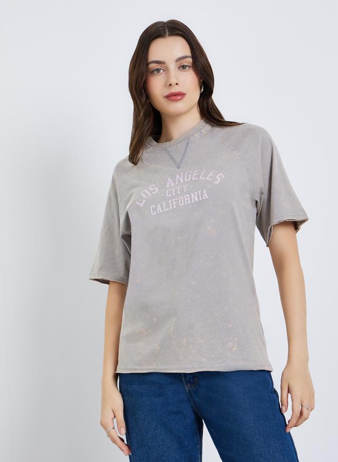 ستايلي تيشيرت قطني 100% مغسول بقصة طويلة - Image 3